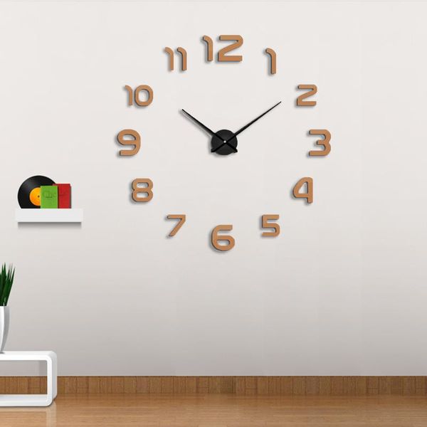 

wall clocks selling diy clock 3d mirror large mute stickers watch for living room bedroom home decorations