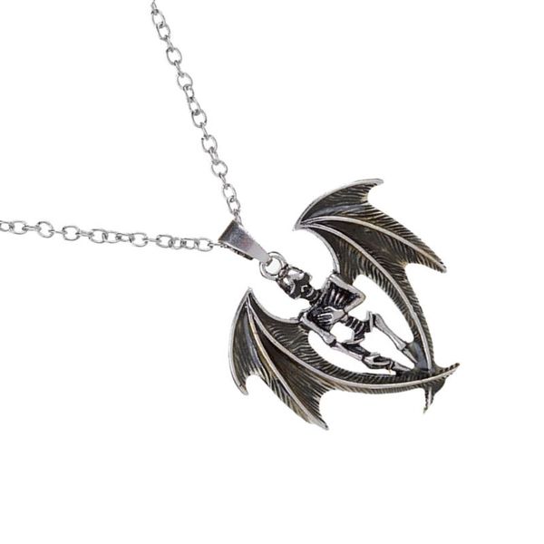 

pendant necklaces 1pc creepy necklace glowing alloy, Silver