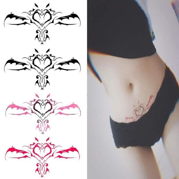 

temporary tattoos 1pcs navel sticker for women waterproof fashion fake body art tattoo
