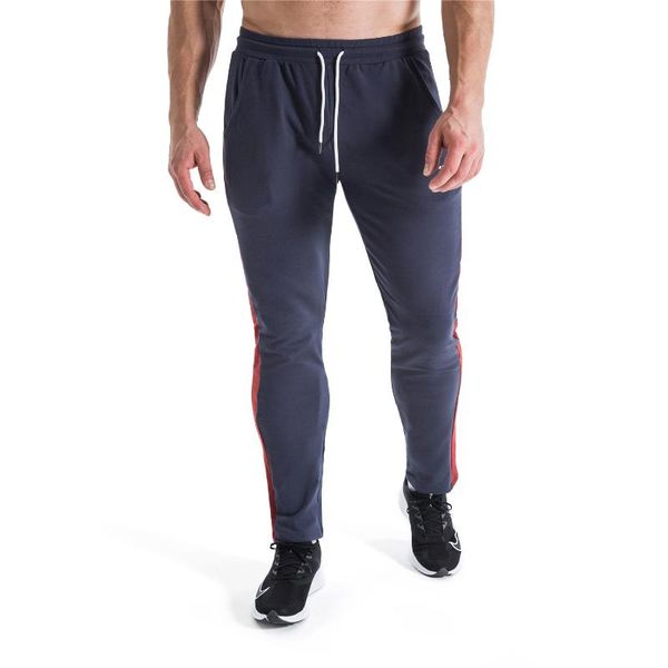 

men's pants mens jogger workout running sweatpants men slim fit, Black