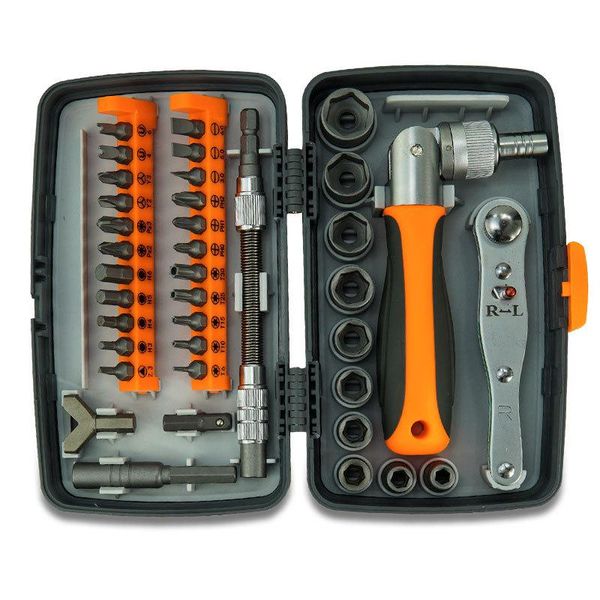 

hand tools 38 in 1 set box mini screwdriver bit car repair tool professional socket ratchets combo kit multitool for auto