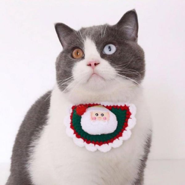 

cat costumes scarf knitted pet towel lightweight easy-wearing beautiful cats bib