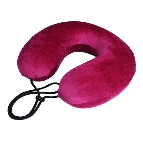 

seat cushions adjustable travel pillow set pure memory foam u-shaped airplane\car\bus compact neck support