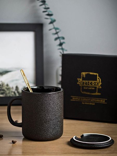 

mugs luxury mug coffee drink gift box black breakfast milk modern creative large ceramic taza personalizada bg50mg