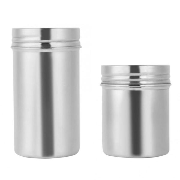 

storage bottles & jars 304 stainless steel sealed spice jar portable coffee beans container 275ml 420ml