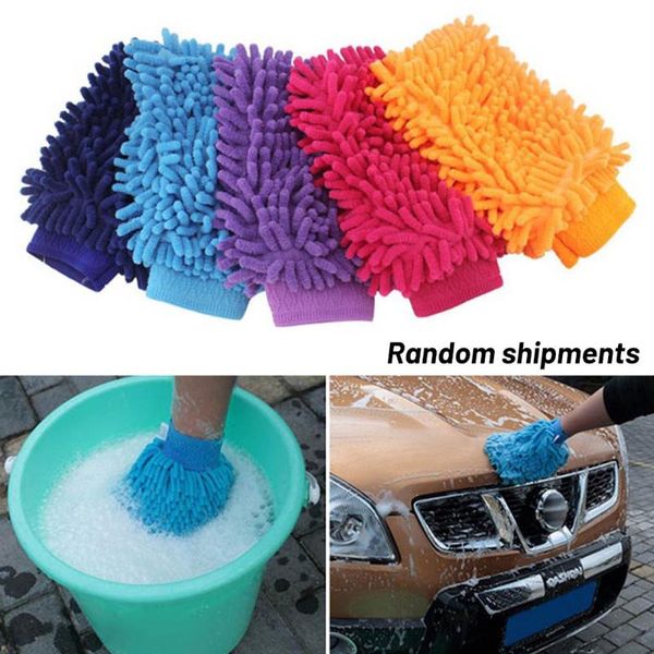 

car wash gloves washing wiper cleaning towel auto dust washer micar glove sponge