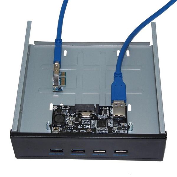 

hubs ssu fu3401 pci-e to 4-port usb 3.0 5gbps pci express expansion card adapter hard drive cable converter for deskwindows