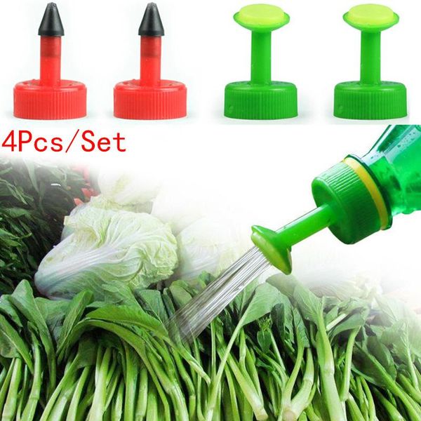 

watering equipments 4/5pcs set plastic garden sprinkler portable nozzle tool for flower plant water sprayer bottle cap accessories