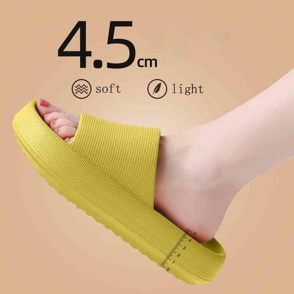 

slippers slides women bathroom shoes thick sole sandals beach slipper indoor non-slip shower men for, Black