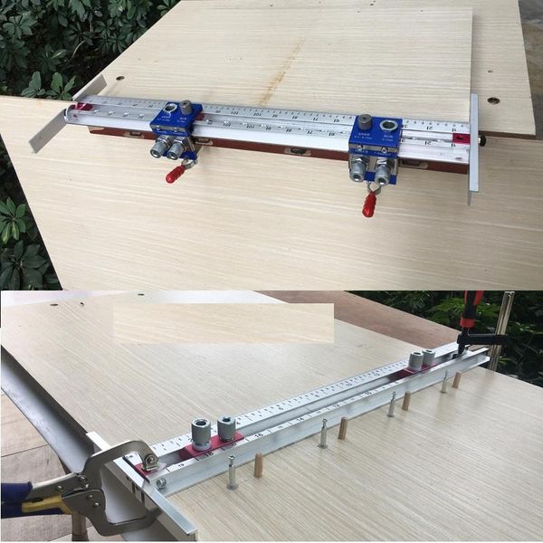 

professional hand tool sets 3 in 1 hole punch locator doweling jig self centering drilling guide for furniture wardrobe fast connector woodw