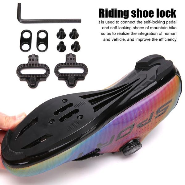

bike pedals 1 set mtb mountain pedal cleats cleat racing riding cycling equipment