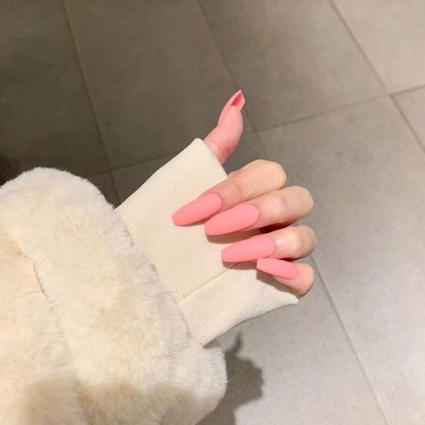 

false nails matte red black white with nail extension fingernails fake supplies for professionals, Red;gold