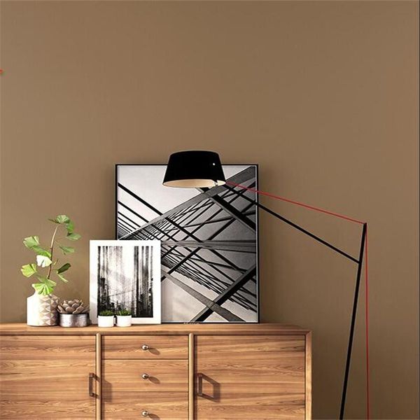 

wallpapers wellyu brown wallpaper maroon dark modern minimalist non-woven living room bedroom tv background wall paper
