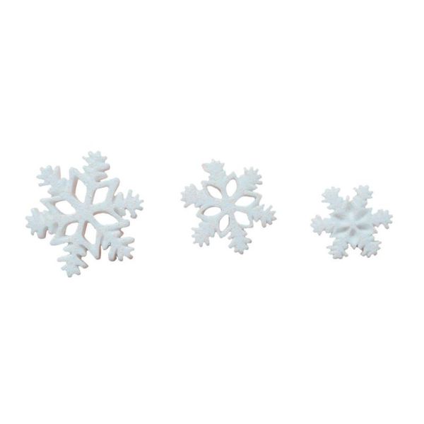 

christmas decorations resin snowflake ornaments tiny embellishments with 3 sizes miniature winter holiday decora