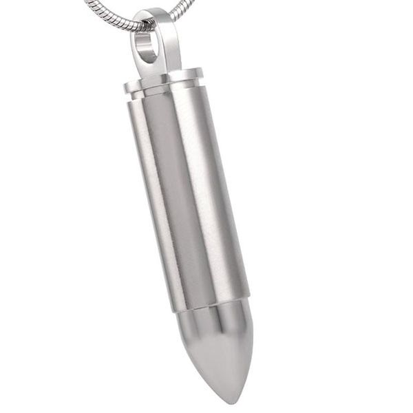 

pendant necklaces xwj2436 funnel gifts cremation urn stainless steel necklace jewelry ash casket, Silver