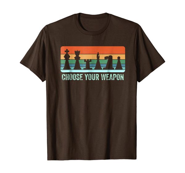 

Choose Your Weapon Vintage Chess T Shirt Player Game Gift, Mainly pictures