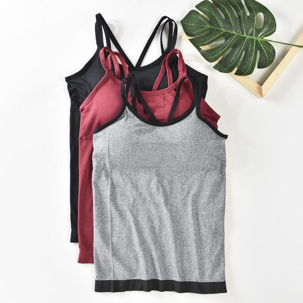 

vest high elasticity women camis solid color no steel ring cotton underwear breathable and comfortable ladies bra strap, White