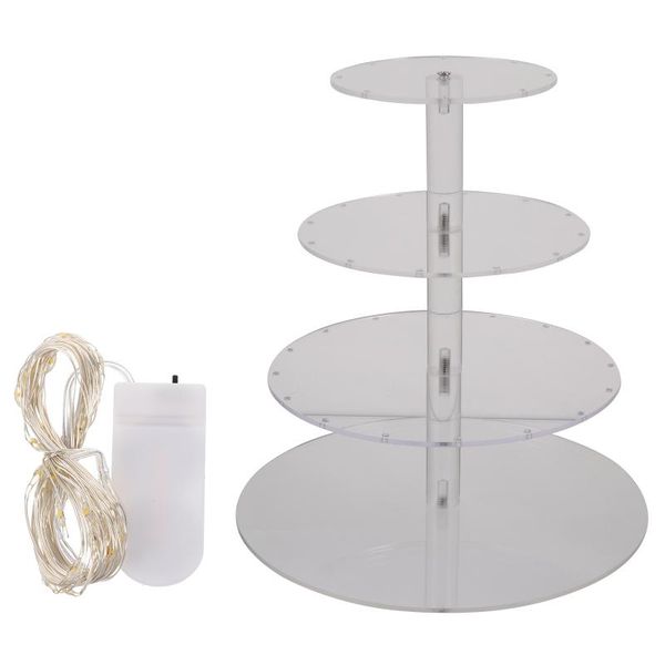 

other festive & party supplies 1pc cake display stand transparent storage rack dessert
