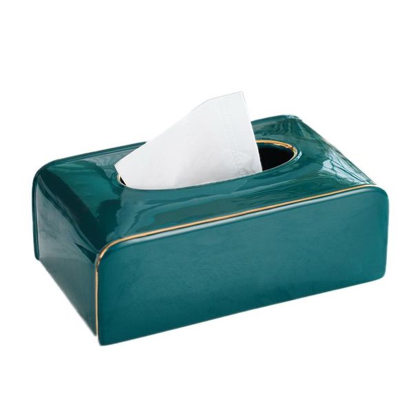 

tissue boxes & napkins nordic light luxury paper towel box bedroom living room american household simple tea table ceramic office