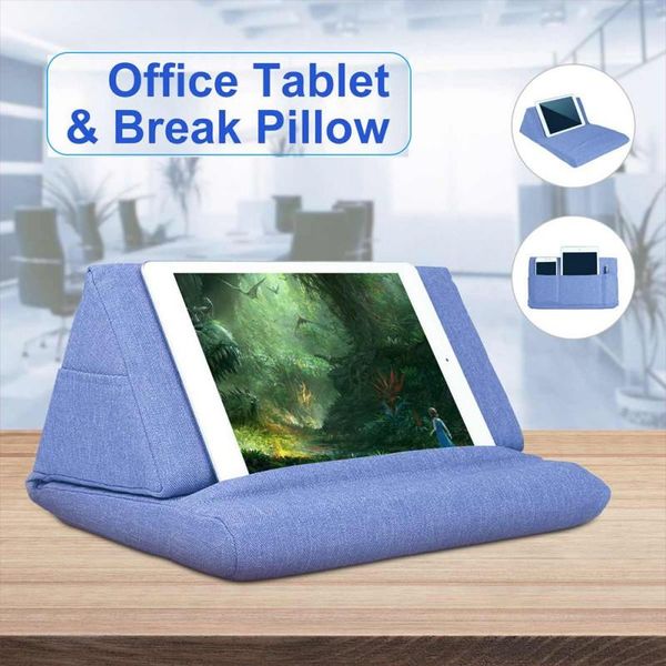 

cell phone mounts & holders lappillow foam lapdesk multifunctional cooling pad tablet stand holder lap rest cushion for ipad with bag