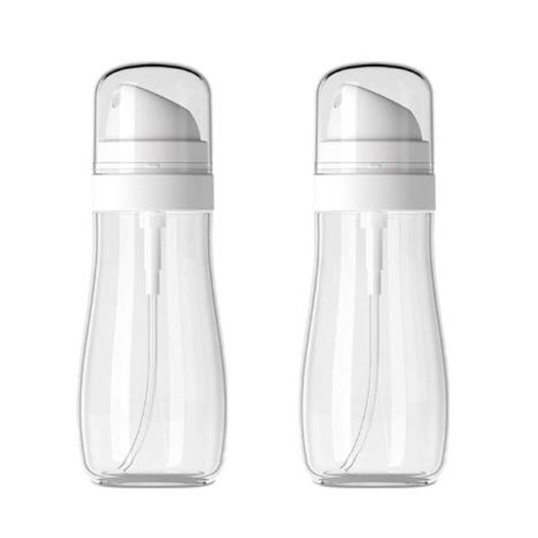 

storage bottles & jars empty spray bottle with fine spray, 3.4 oz/100ml refillable portable travel bottle, liquid sprayer (2 pieces)