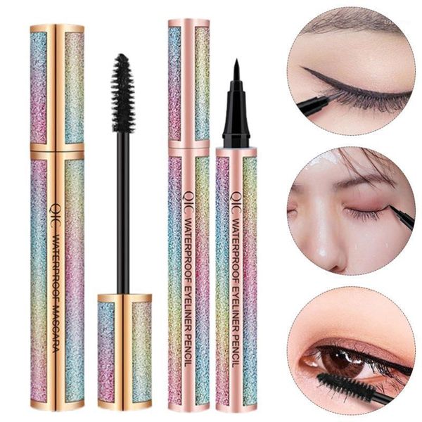 

set eyeliner pencil mascara waterproof eye liner false eyelashes1