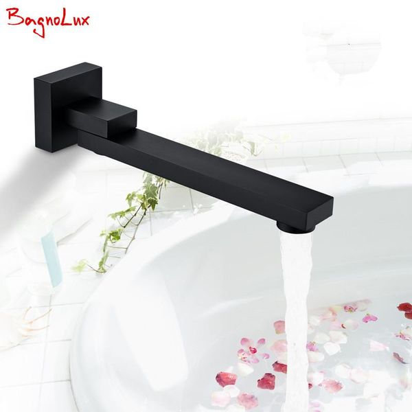 

vidric luxurious solid brass construction chrome finish wall mounted shower faucet square alba black swivel tub spo bathroom se