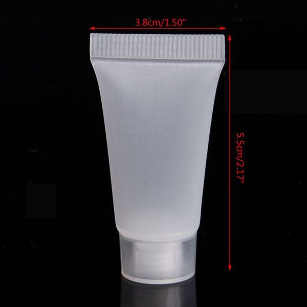 

storage bottles & jars 1pc polish empty clear tube cosmetic cream lotion container makeup bottle q81b