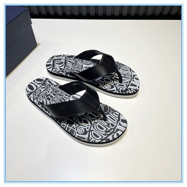 

fashion trend classic slippers summer luxury men beach big head slippers designer genuine leather flat belt sandals l bath women slippers, Black