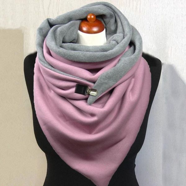 

scarves 2021 scarf women fashion soild star printing button soft wrap casual warm shawls, Blue;gray