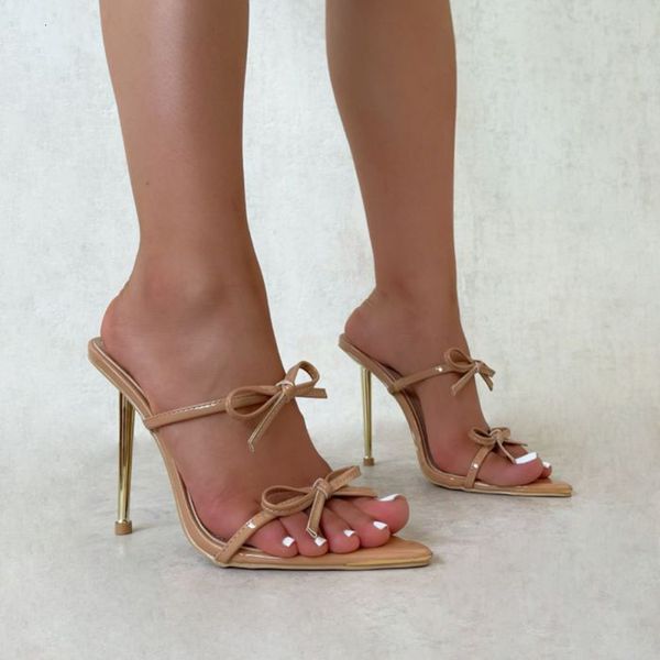 

slippers [gogd] sandÃ¡lias femininas de salto alto veludo, com renda vermelha e preta, estilo nu, para festa, sapatos sexy, tamanhos 36-41 9p, Black