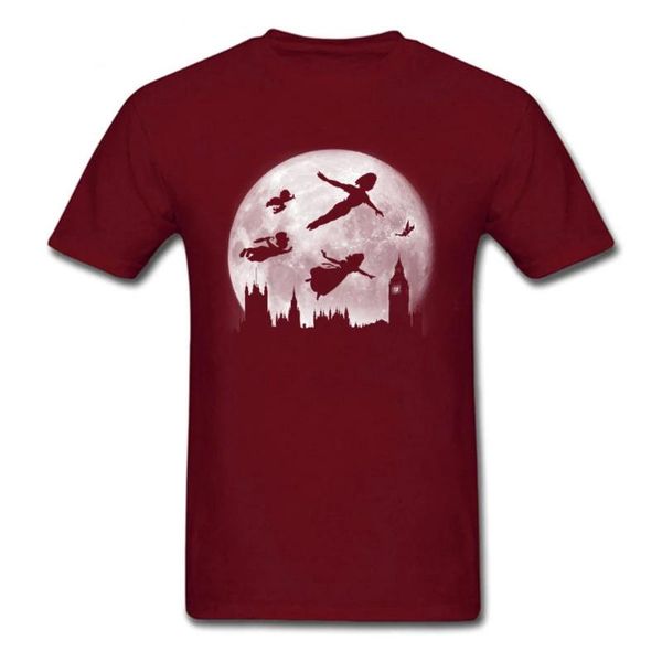 

summer night flying print high-quality o-neck t-shirt men's casual fashion halloween shirt t-shirts, White;black