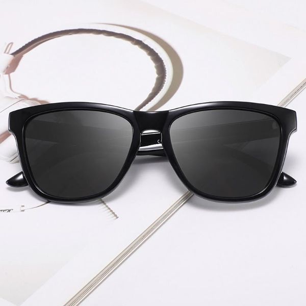 

fashion sunglasses frames polarized 400 selling summer glasses eyewear women man pc blue orange brown gray colorful lens jda3235, Black