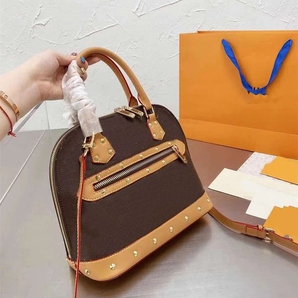 Shell Alışveriş Moda Omuz Lüks Tasarımcı Mektup Çantaları Çanak Çantalar Çanta Telefon Çantası Kadın Cüzdan Vintage Cross Body Lady All Match