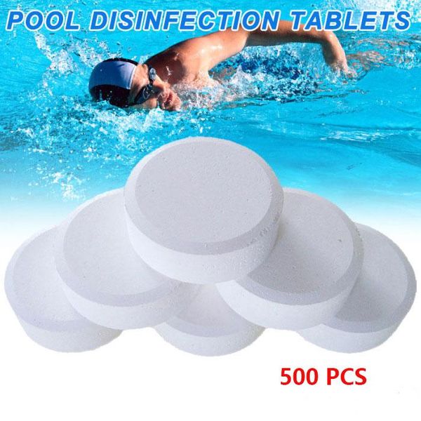 

500pcs chlorine tablets multifunction instant disinfection for swimming pool tub spa water purification wholesale & accessories