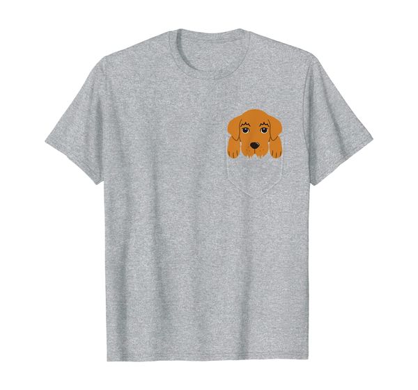 

airedale terrier pocket graphic funny dog gift t-shirt, White;black