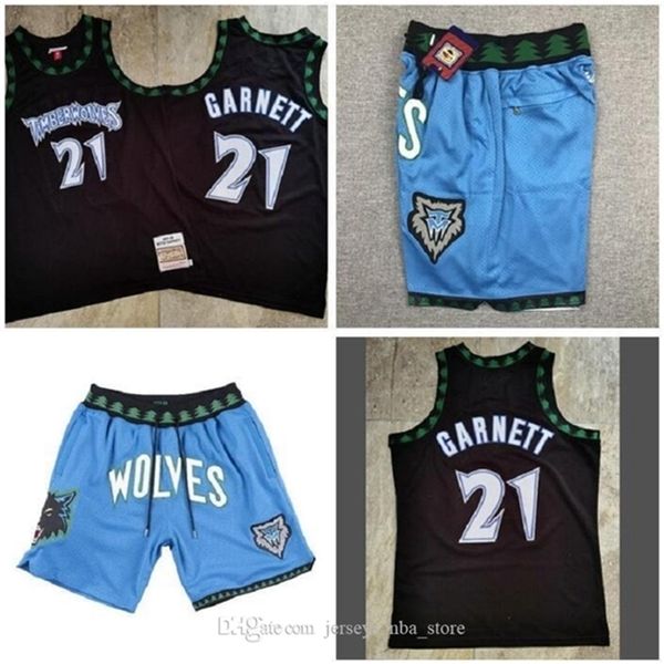 

09men minnesota\rtimberwolves\r21 kevin\rgarnett mitchell & ness black hardwoods classics 1997-98 authentic jersey 05