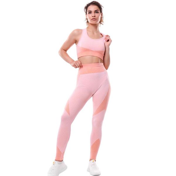 

gym clothing yoga sets women sports set elastic hight waist leggings sportswear workout, White;black