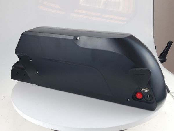 

e bike bettery 48 volt down tube 14ah downtube tiger shark ebike battery case 48v