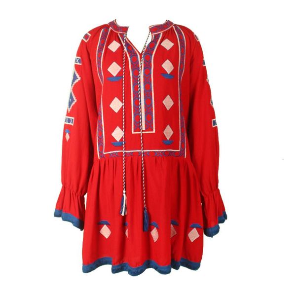 

casual dresses embroidery dress, Black;gray