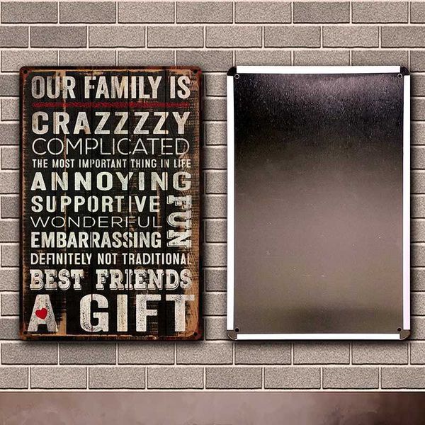 

love the home laugh family rules faith tin sign vintage metal poster decor pub wall art painting 20*30 cm size dy6
