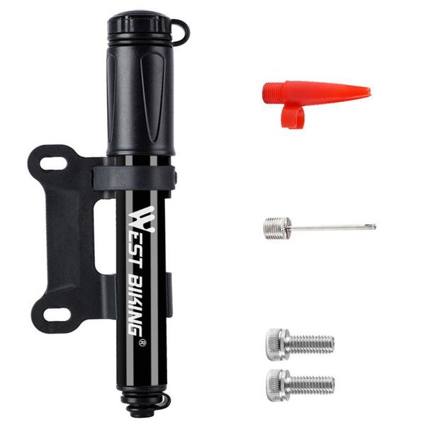 

bike pumps portable 100psi high pressure pump bicycle basketball mini inflatable
