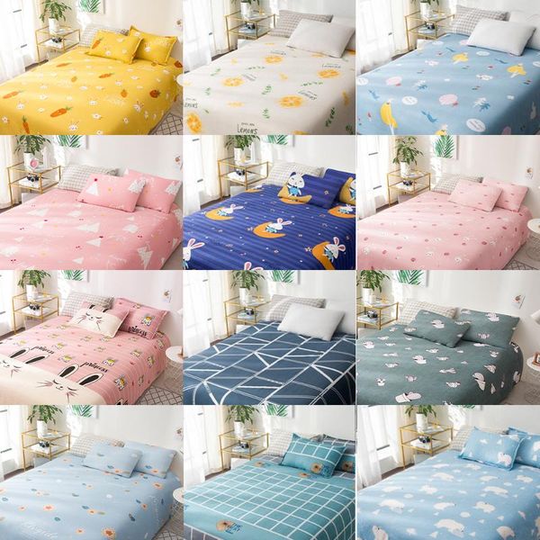 

sheets & sets yanyangtian bed set 150 linen mattress cover protector bedding fitted sheet 90x190 cotton queen size