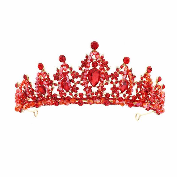 

hair clips & barrettes 1pc elegant bride crown prop wedding dress girl tiara, Golden;silver