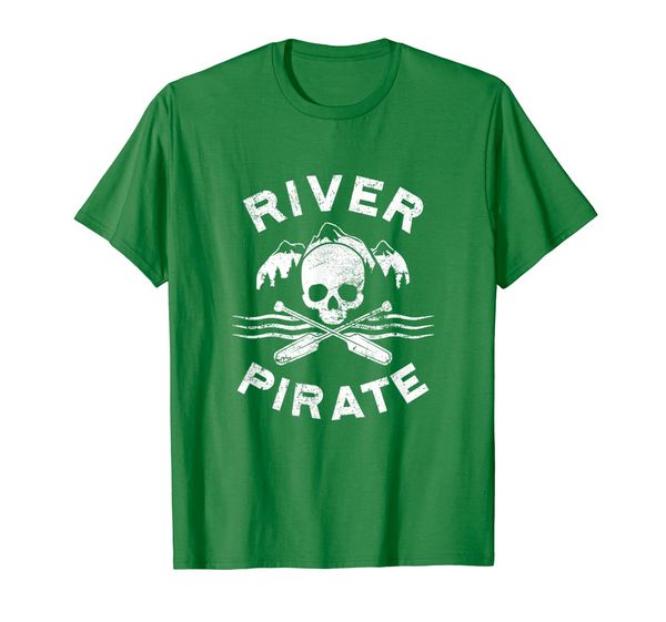 

river pirate kayak t-shirts for men women canoe gifts, White;black