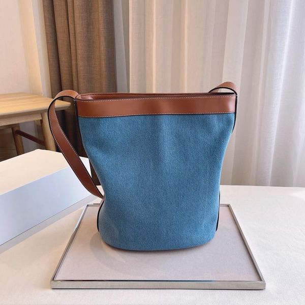 

duffel bags 2021 chaos denim bucket bag crossbody shoulder strap ins style trendy fashion original order quality lowe