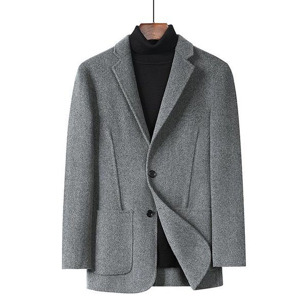 

men's wool & blends arrival autumn black gray camel casual trench coat men,men's jackets m-4xl