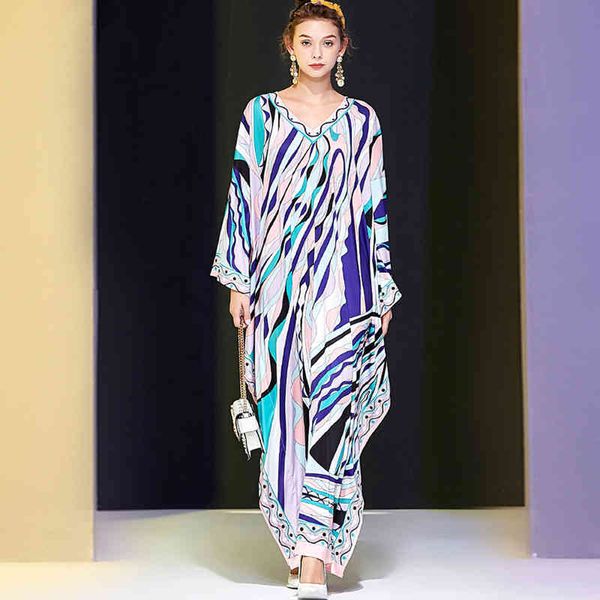 

dress spring style geometric impression dressed elegant batwing sleeves size big holiday dresses, Black;gray