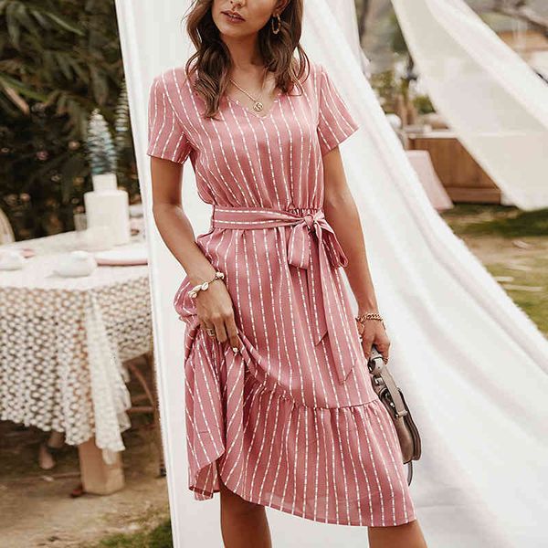 

women's fashions with v-neck striped dress ruffled-up tempers hem elegant gowns wl130, Black;gray