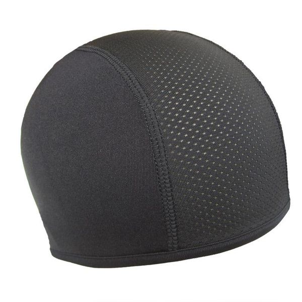 

sweat-wicking under helmet liner cap sports cycling running skull hat sun protection headwear sweat from stinging h7jp caps & masks, Black